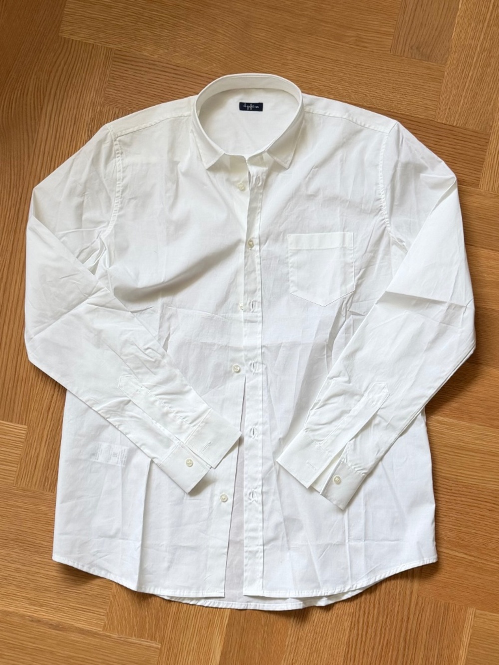 Il Gufo white cotton poplin dress shirt, 14yr, NWOT